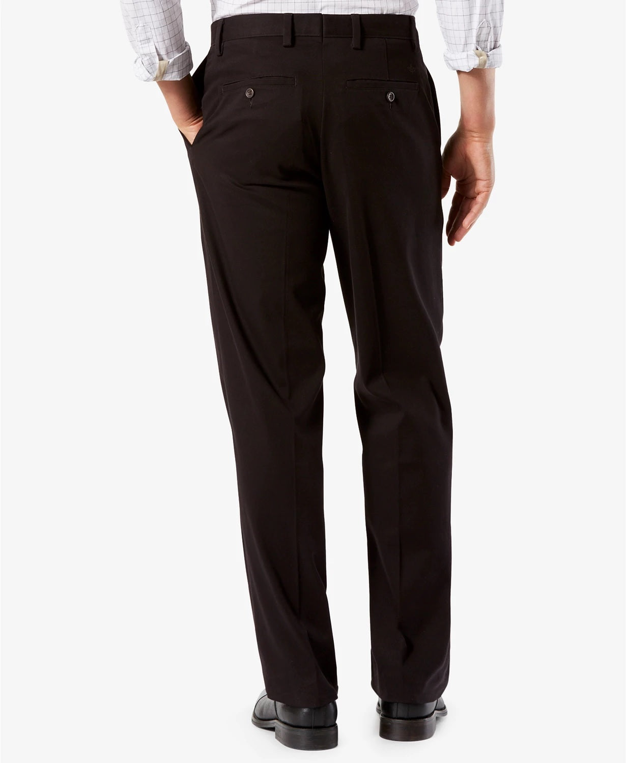 Calça elástica cáqui Dockers masculina Easy Classic Fit preta tamanho 34x34