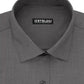 Camisa social masculina Kenneth Cole Slim Fit lisa cinza tamanho 18-34-35