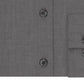 Camisa social masculina Kenneth Cole Slim Fit lisa cinza tamanho 18-34-35