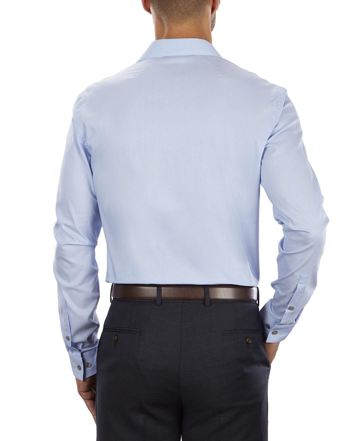 Camisa Slim Fit Masculina Kenneth Cole Reaction Azul Tamanho 16,5x34-35