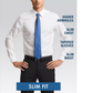 Camisa social masculina Kenneth Cole Reaction All Day Flex Slim-Fit Performance Stretch estampada azul tamanho 15-32-33