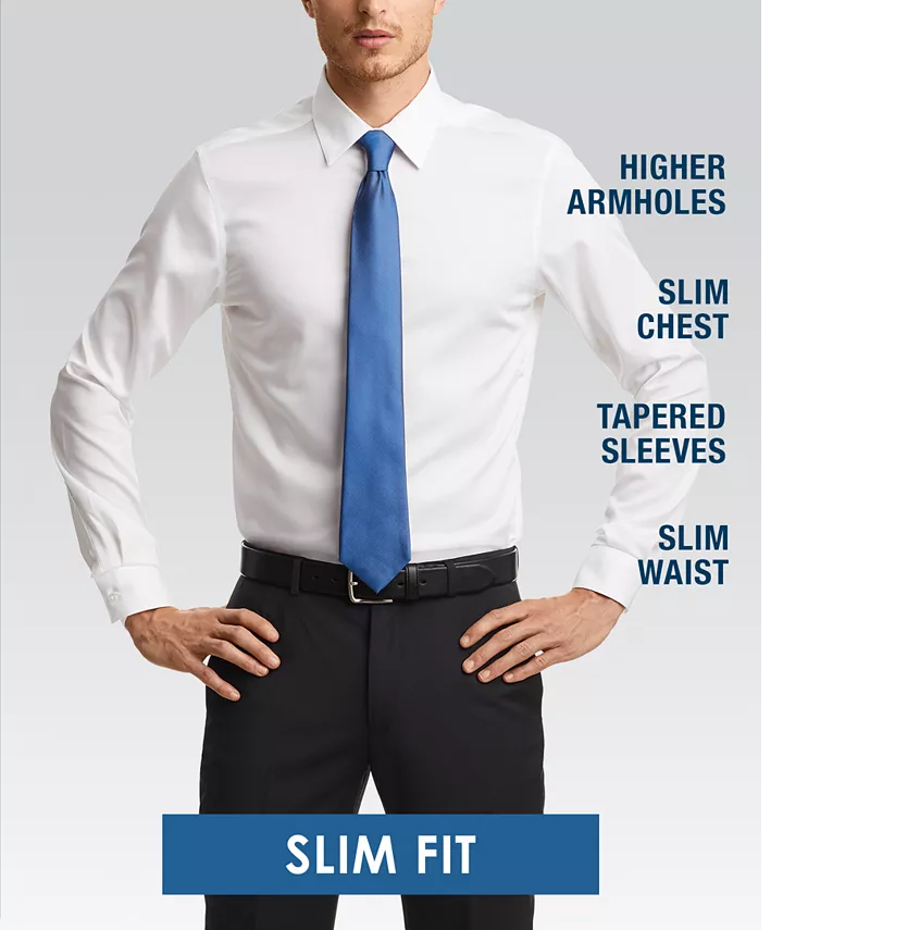Camisa social masculina Kenneth Cole Reaction All Day Flex Slim-Fit Performance Stretch estampada azul tamanho 15-32-33
