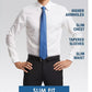 Camisa social masculina Kenneth Cole Reaction All Day Flex Slim-Fit Performance Stretch estampada azul tamanho 16-34-35