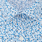 Calça Kenneth Cole Reaction Flex Slim-Fit Masculina Estampada Azul Tamanho 16x32-33