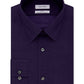 Camisa social Calvin Klein masculina slim fit, sem passar roupa, gola espinha de peixe, roxa, tamanho 32x33