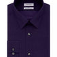 Camisa social Calvin Klein masculina slim fit, sem passar roupa, gola espinha de peixe, roxa, tamanho 32x33