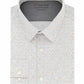 Camisa social masculina Calvin Klein com ajuste extrafino e estampa elástica com regulagem de temperatura, laranja, tamanho 34x35