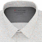 Camisa social masculina Calvin Klein com ajuste extrafino e estampa elástica com regulagem de temperatura, laranja, tamanho 34x35