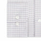 Camisa social masculina Calvin Klein Steel Classic/Regular Fit, sem passar, com elástico xadrez, vermelha, tamanho 17 1/2 34-35