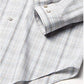 Camisa social xadrez Calvin Klein masculina slim fit elástica, tamanho bege, 15x34-35