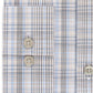 Camisa social masculina Calvin Klein Slim Fit Stretch Performance xadrez cinza tamanho 17-32-33-XL