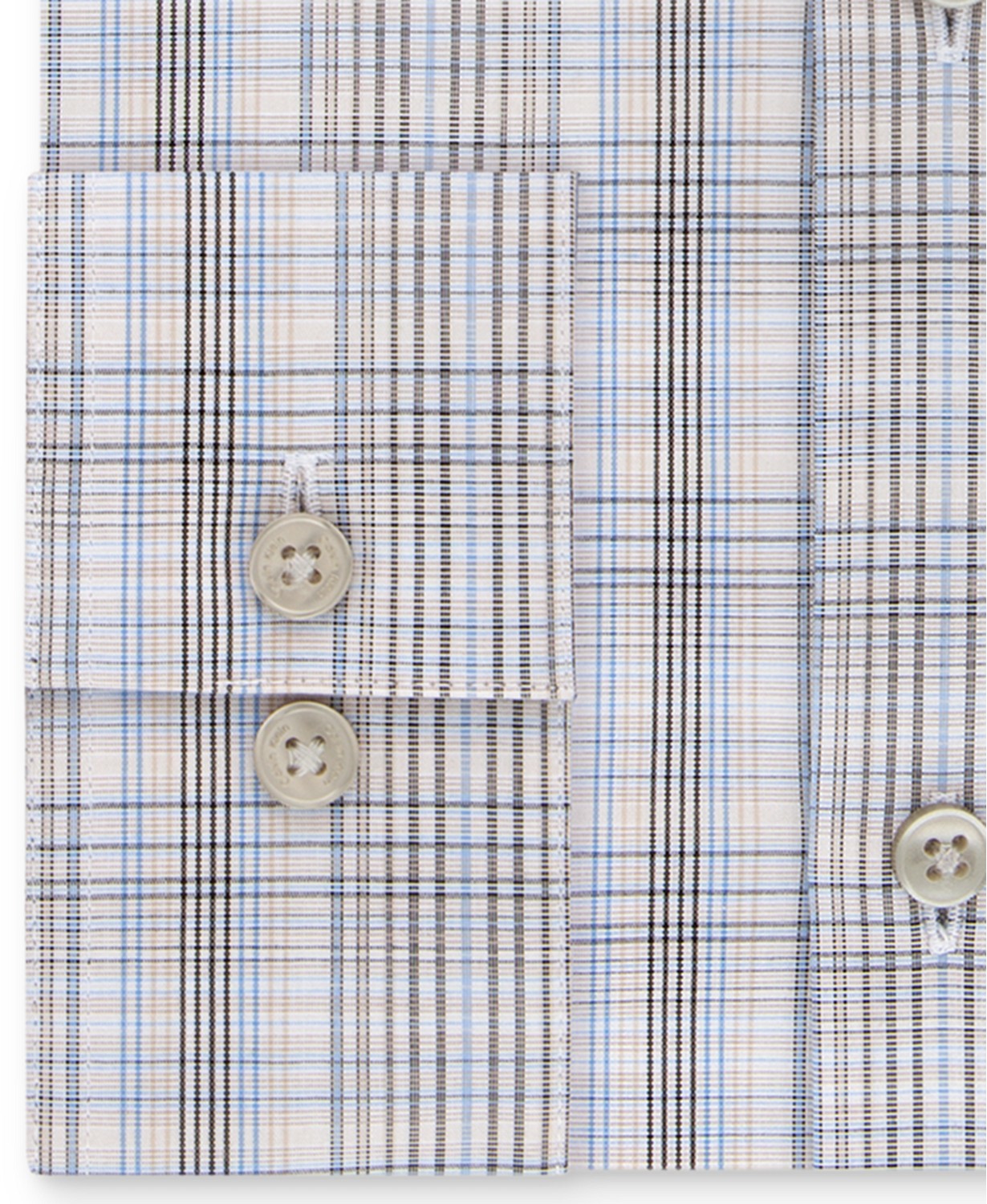 Camisa social masculina Calvin Klein Slim Fit Stretch Performance xadrez cinza tamanho 17-32-33-XL