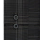 Camisa social masculina Calvin Klein Infinite Color Slim-Fit, não precisa passar, xadrez elástico, cinza, tamanho 14,5x32-33