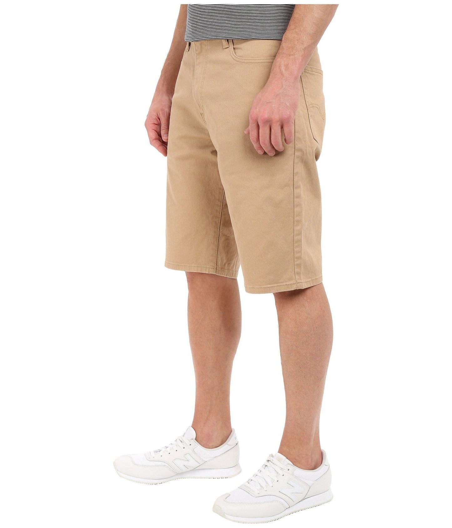 Calça Levi's 569 Loose Straight Short Bege Masculina Tamanho 42"