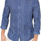Camisa social masculina Michael Kors Classic Blue Tamanho 18,5x36-37