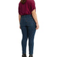 Calça Jeans Skinny Plus Size Rasgada Levi's Feminina Azul Médio Tamanho 18