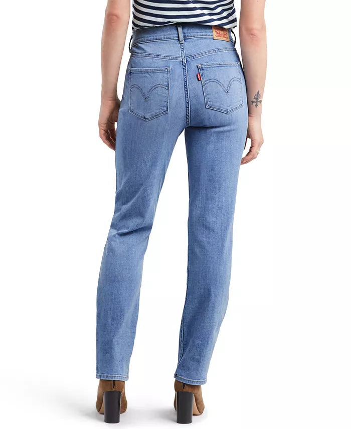 Calça Jeans Levi's Classic Straight Feminina Azul Tamanho 6