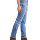 Calça Jeans Levi's Classic Straight Feminina Azul Médio Tamanho 12