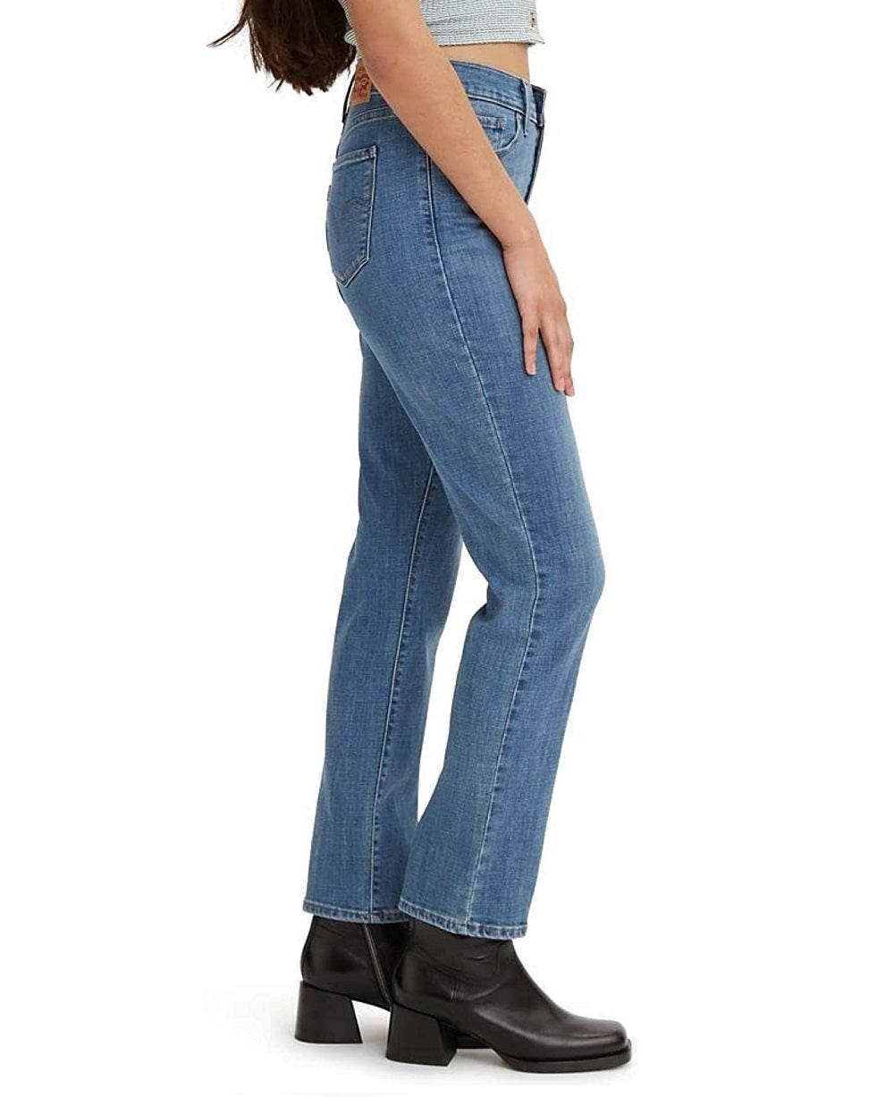 Calça Jeans Levi's Classic Straight Feminina Azul Tamanho 8