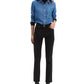 Calça jeans Levi's Classic Straight Leg Velvet Feminina Preta Tamanho 16AV/MD/RG