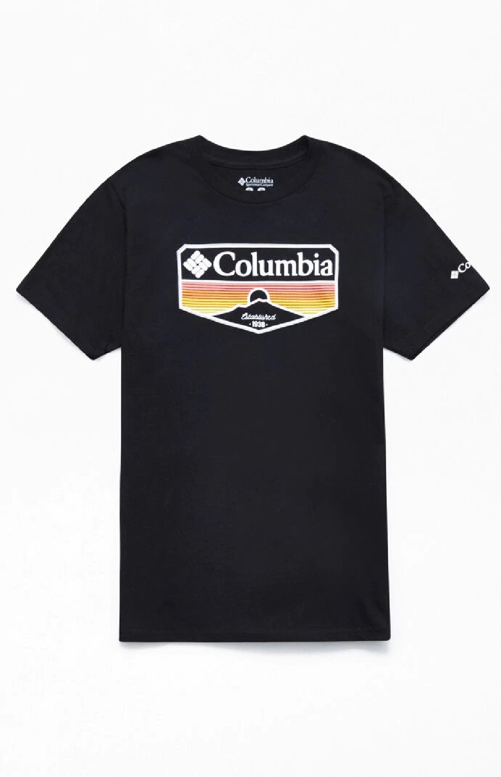 Camiseta Columbia Sandy Graphic Masculina Preta Tamanho XX-G