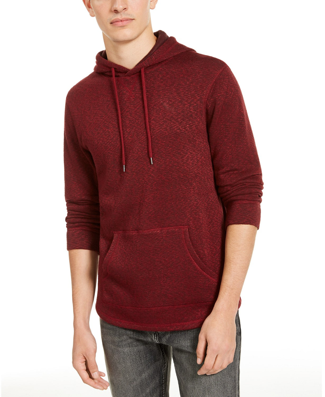 Moletom com capuz Levi's Cash Textured Fleece masculino, vermelho, tamanho extra grande