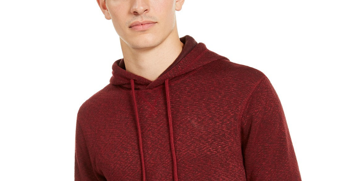 Moletom com capuz Levi's Cash Textured Fleece masculino, vermelho, tamanho extra grande