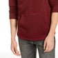 Moletom com capuz Levi's Cash Textured Fleece masculino, vermelho, tamanho extra grande