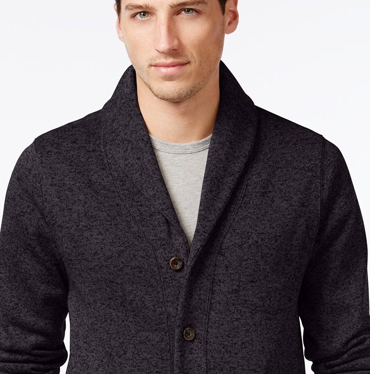 Cardigan Levi's Masculino Rand com Gola Xale Preto Tamanho Grande