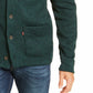 Cardigan Levi's Masculino Rand Shawl-Collar Verde Tamanho Pequeno