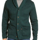 Cardigan Levi's Masculino Rand Shawl-Collar Verde Tamanho Pequeno