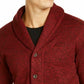 Cardigan Levi's Masculino Rand Shawl-Collar Vermelho Tamanho 2 Extra Grande