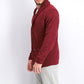 Cardigan Levi's Masculino Rand Shawl-Collar Vermelho Tamanho Grande