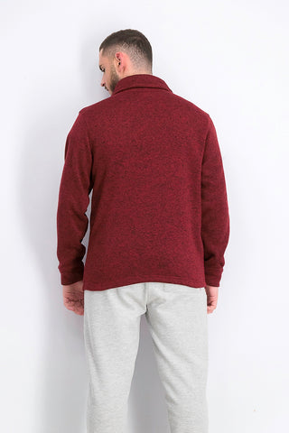 Levi's Men's Rand Shawl-Collar Cardigan Red Size Large