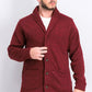 Cardigan Levi's Masculino Rand Shawl-Collar Vermelho Tamanho Grande