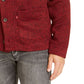 Cardigan Levi's Masculino Rand Shawl-Collar Vermelho Tamanho Médio