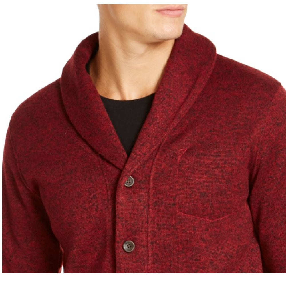 Cardigan Levi's Masculino Rand Shawl-Collar Vermelho Tamanho Médio