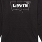 Moletom com capuz Levi's Burndlen Fleece Logo Masculino Preto Tamanho X-G