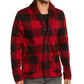 Cardigan Levi's Trouss Regular-Fit Buffalo Plaid Masculino Vermelho Tamanho XXG