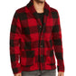 Cardigan Levi's Trouss Regular-Fit Buffalo Plaid Masculino Vermelho Tamanho XXG