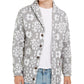 Suéter Levi's Masculino Estampado Gola Xale Branco Tamanho Grande