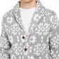 Suéter Levi's Masculino Estampado Gola Xale Branco Tamanho Grande
