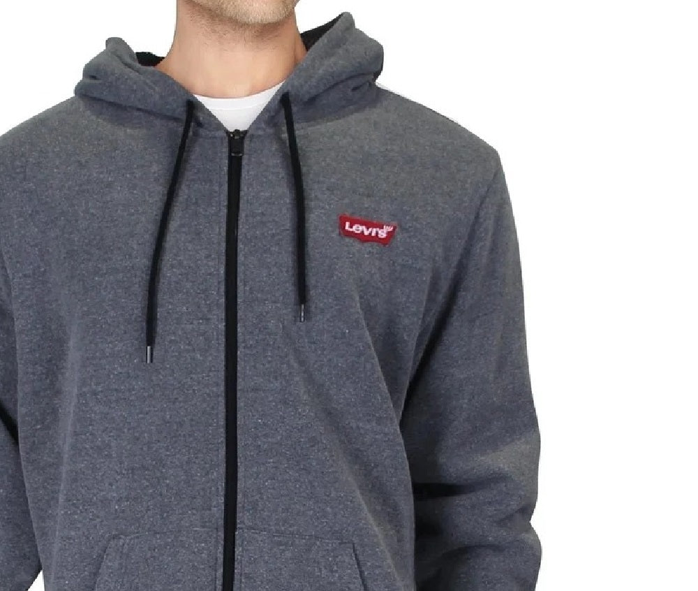 Jaqueta Levi's Kulture Masculina Inverno Pele Sintética Forrada Cinza Tamanho Grande