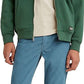 Moletom com capuz Levi's masculino com forro de lã e zíper frontal, verde, tamanho XX-G