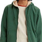 Moletom com capuz Levi's masculino com forro de lã e zíper frontal, verde, tamanho XX-G