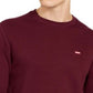 Moletom Levi's Masculino com Gola Redonda e Logotipo Bailey Vermelho Escuro, Tamanho Médio