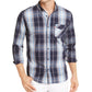 Camisa xadrez Levi's Osaka masculina azul tamanho X-G