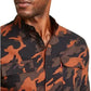 Camisa camuflada Levi's Newski masculina laranja/cinza tamanho grande
