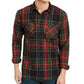 Camisa xadrez Levi's Malden masculina, tamanho médio, marrom, tamanho pequeno