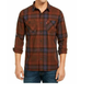 Camisa xadrez masculina Levi's Malden marrom tamanho X-G
